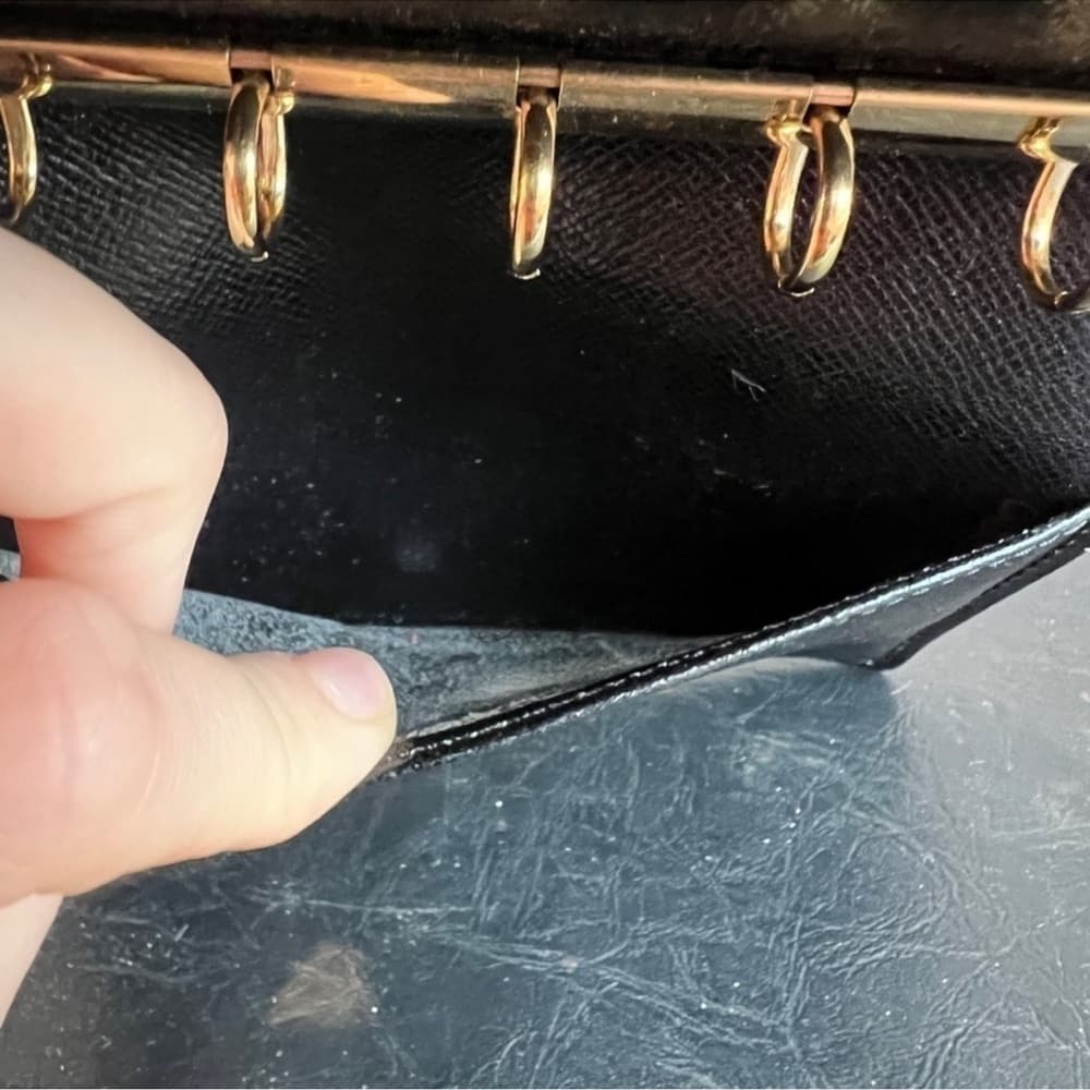 Authentic Louis Vuitton Epi leather agenda cover red - Thumbnail 7