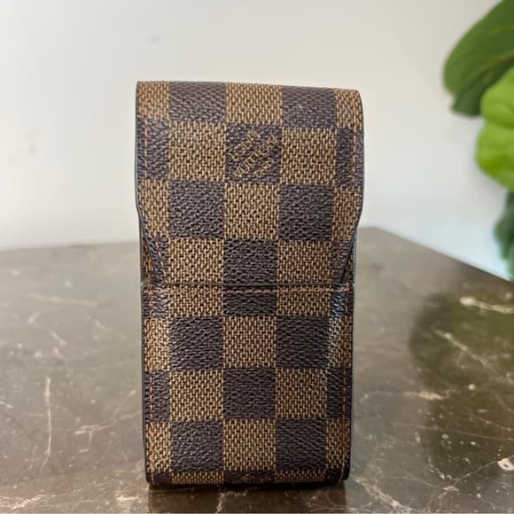 Authentic Louis Vuitton Damier Ebene Cigarette Case - Thumbnail 7