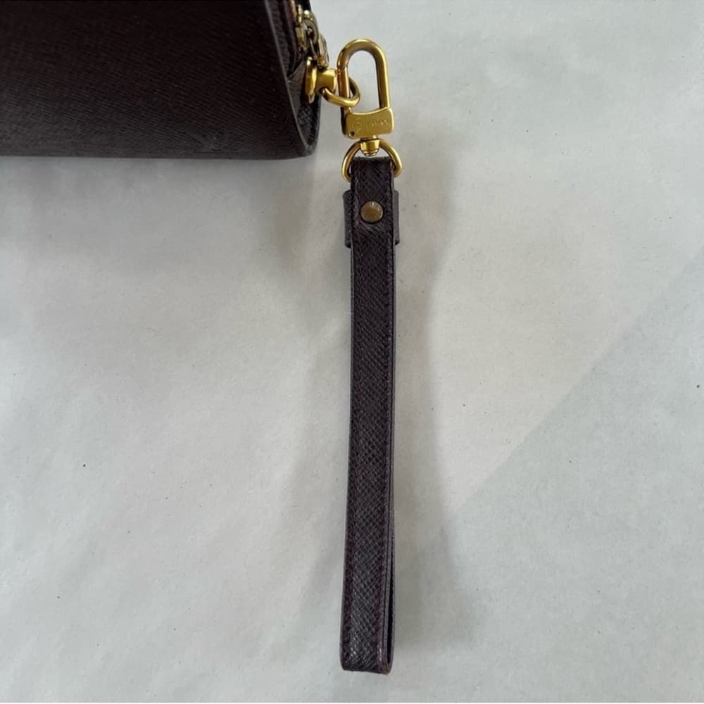 Authentic Louis Vuitton Taiga Orsay Baikal clutch - Thumbnail 5