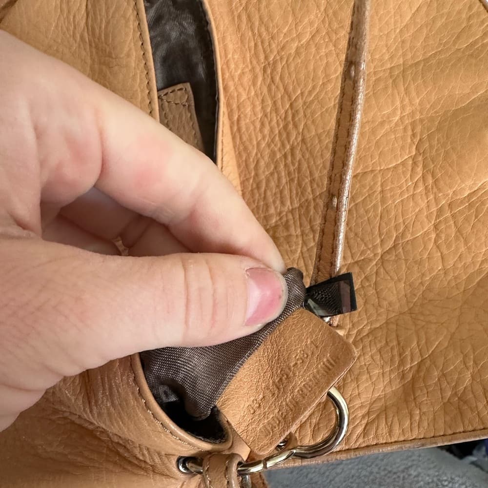 Chloe Lilly convertible crossbody mini bag tan gold - Thumbnail 6
