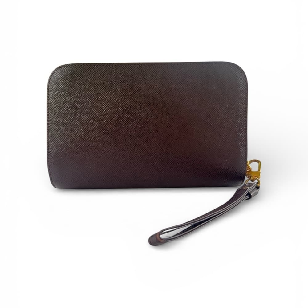 Authentic Louis Vuitton Taiga Orsay Baikal clutch - Thumbnail 11
