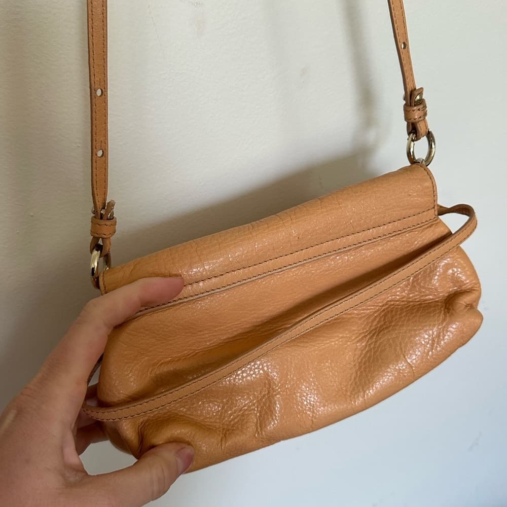Chloe Lilly convertible crossbody mini bag tan gold - Thumbnail 2