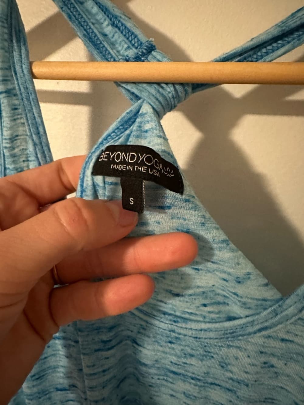 Beyond Yoga racerback space dye tank blue - Thumbnail 2