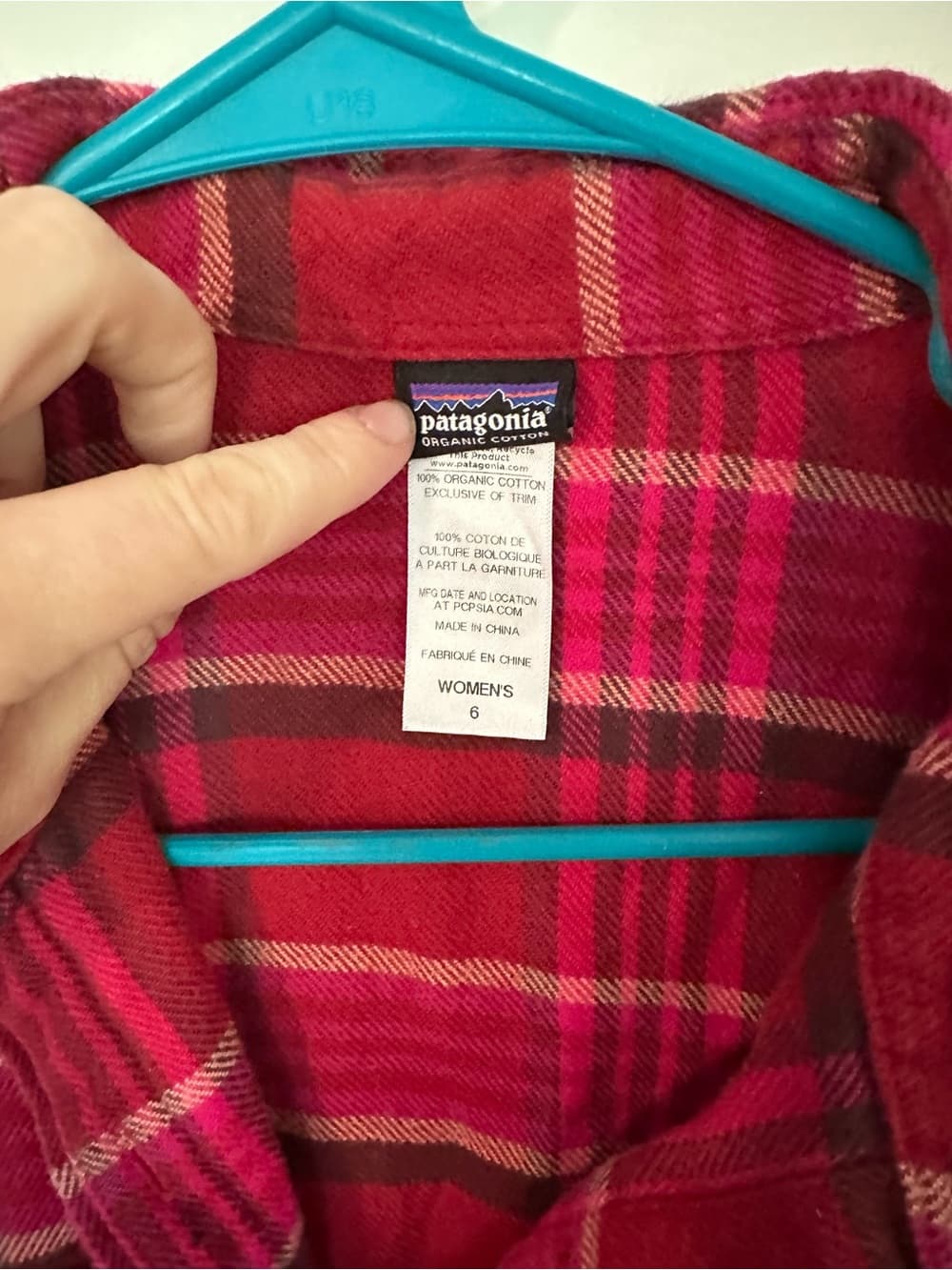 Patagonia organic cotton flannel shirt - Thumbnail 2