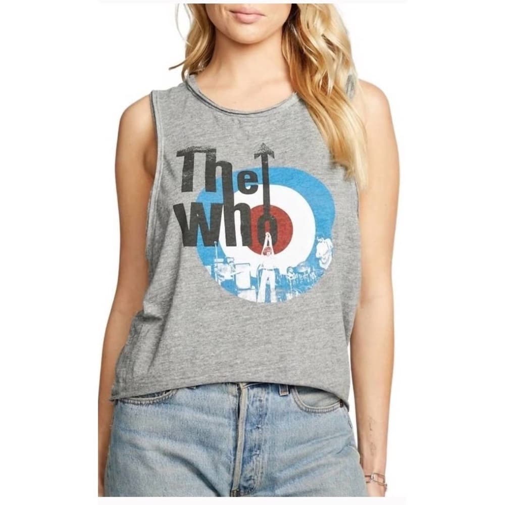 NWT Chaser The Who tank grey xs - Thumbnail 4