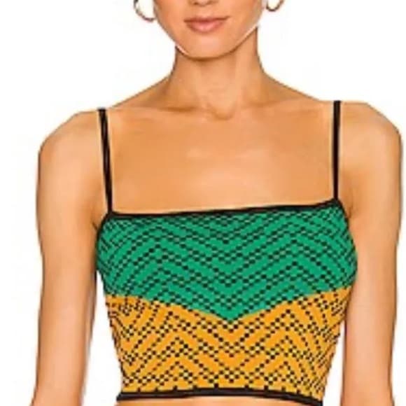 Dodo Bar Or Bebe crop top green orange 12 - Thumbnail 6