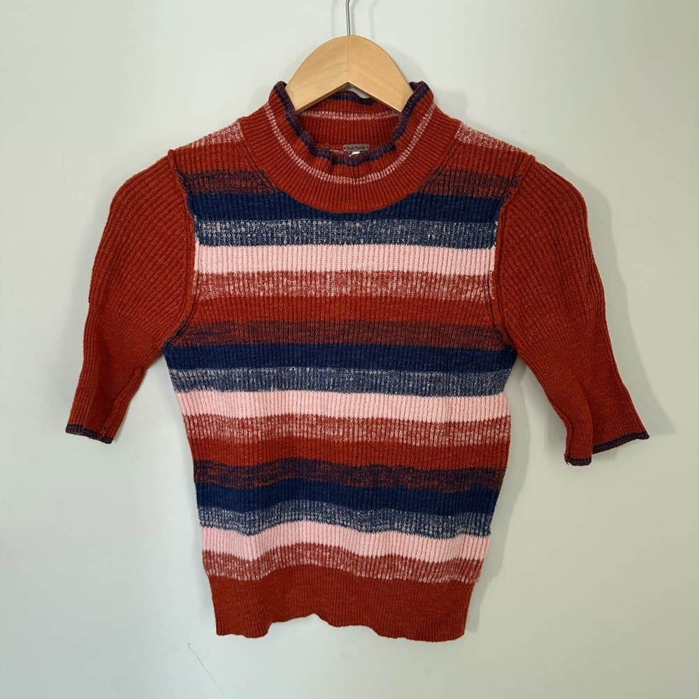 Free People Best Intentions short sleeve sweater