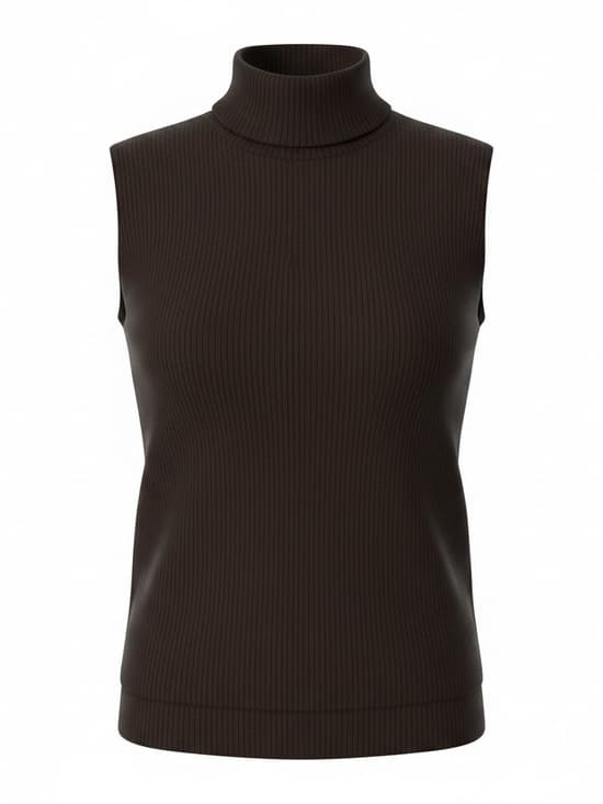 Chico’s mock neck sleeveless top brown - Thumbnail 5