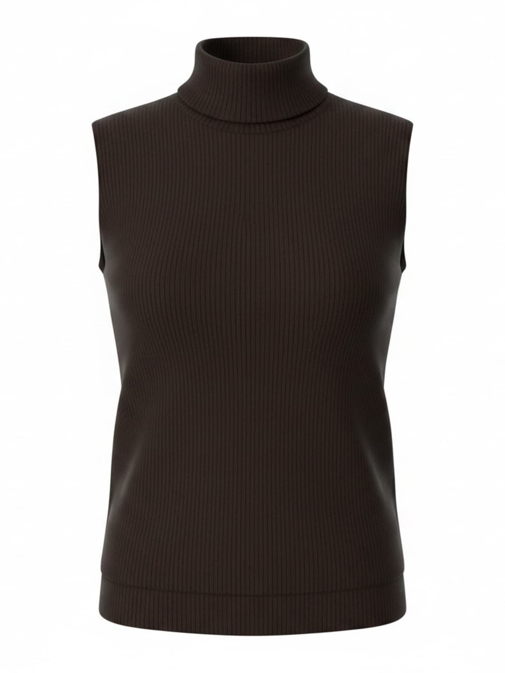 Chico’s mock neck sleeveless top brown - Thumbnail 4