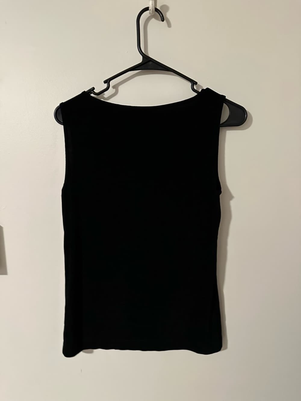 Chico’s Travelers boxy short sleeve blouse black - Thumbnail 3