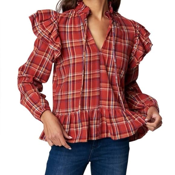 NWT Blanknyc Check That Out blouse - Thumbnail 6