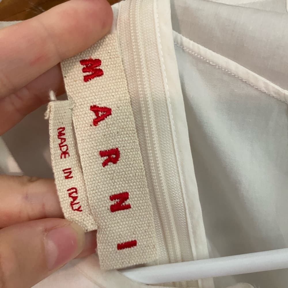 Marni white poplin Blouse - Thumbnail 2