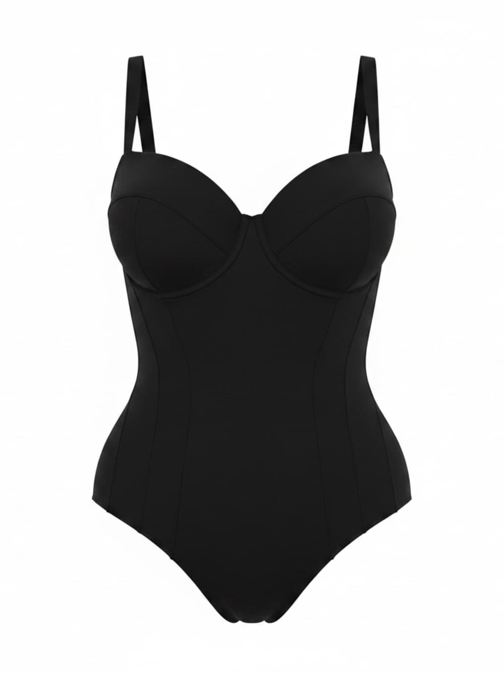 NWT TA3 Pushy one piece swimsuit black xxs short d/dd - Thumbnail 4