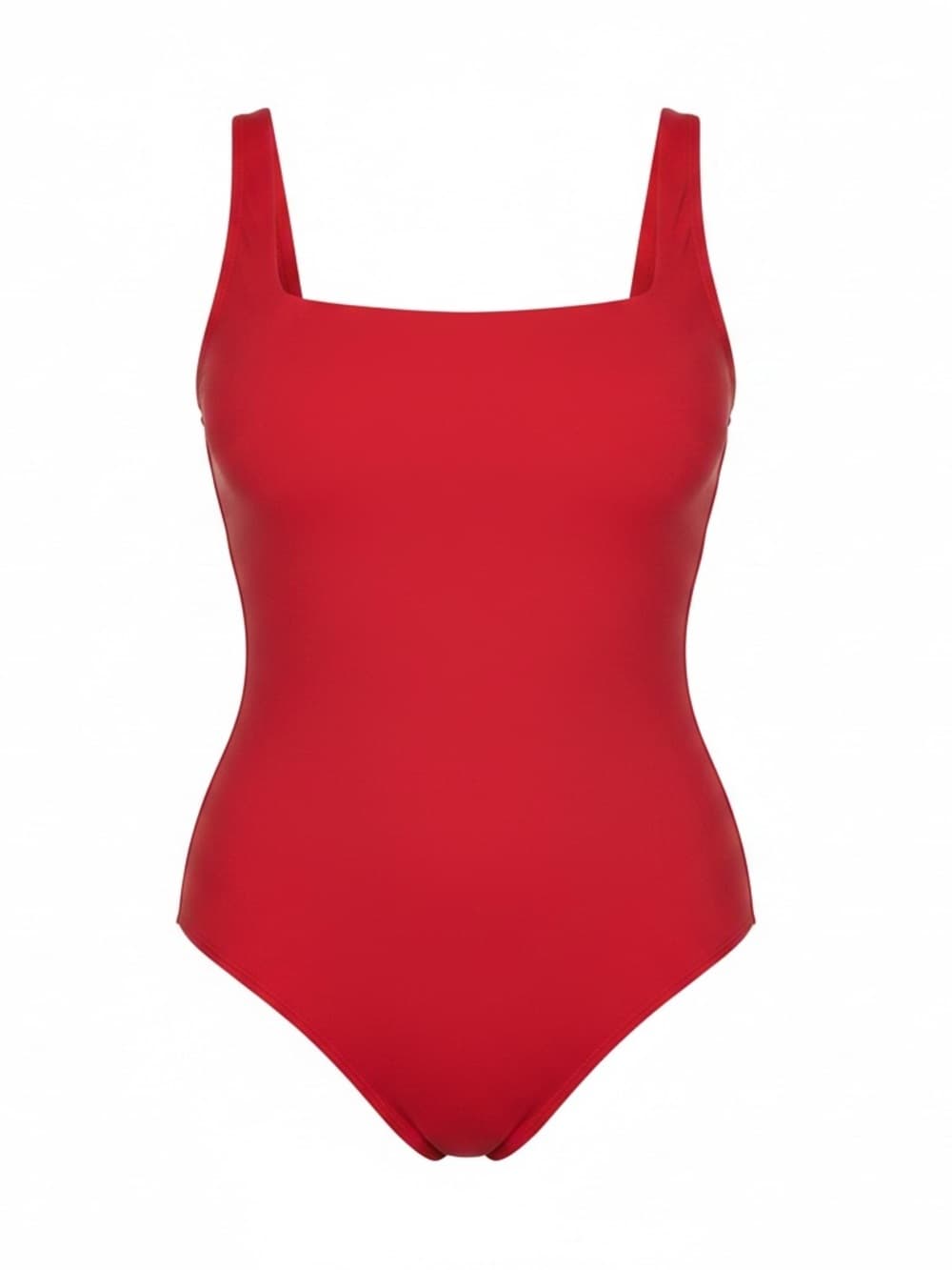 NWOT TA3 Squarey one piece swimsuit red 2x regular - Thumbnail 4