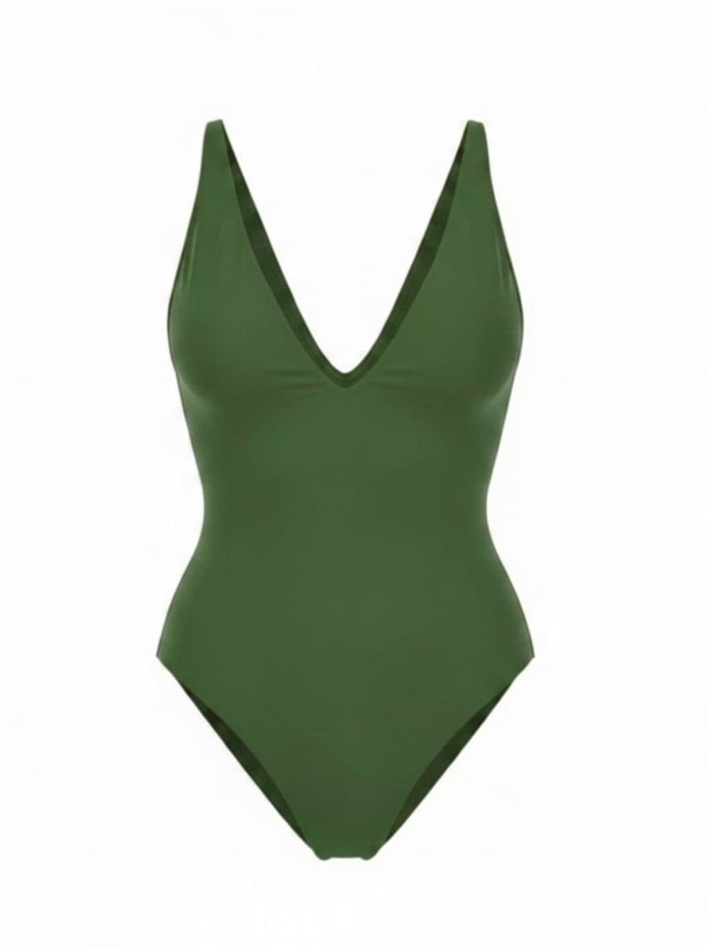 NWT TA3 Plungey one piece swimsuit army green extra small regular - Thumbnail 4