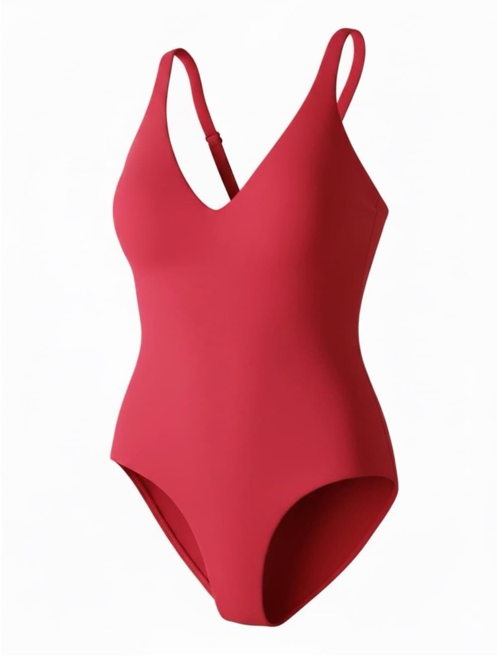 NWT TA3 Plungey one piece swimsuit red medium short - Thumbnail 4