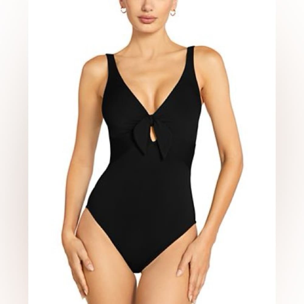 Robin Piccone Ava one piece swimsuit black 8 - Thumbnail 5