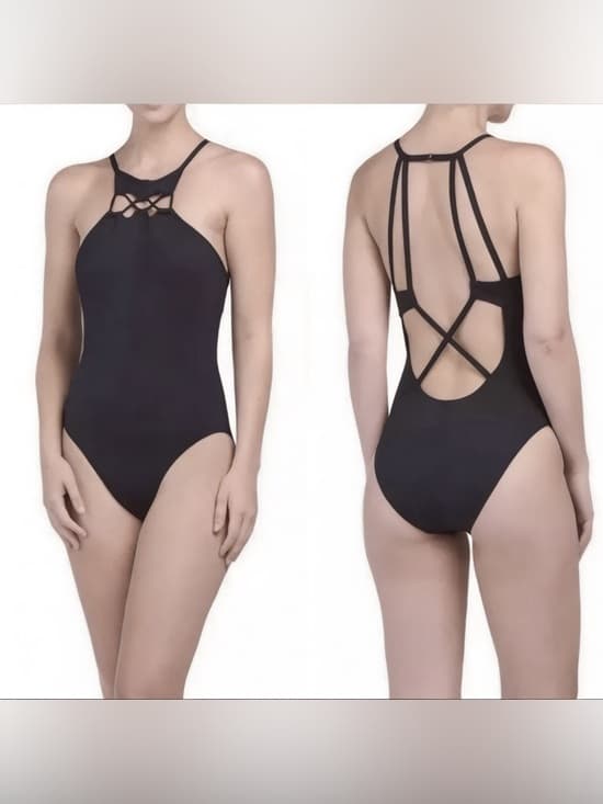 La Blanca strappy one piece swimsuit black - Thumbnail 6