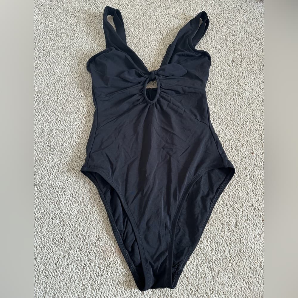 Robin Piccone Ava one piece swimsuit black 8 - Thumbnail 2