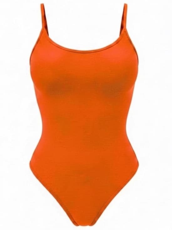 NWT TA3 Lacey one piece swimsuit orange extra large regular - Thumbnail 5