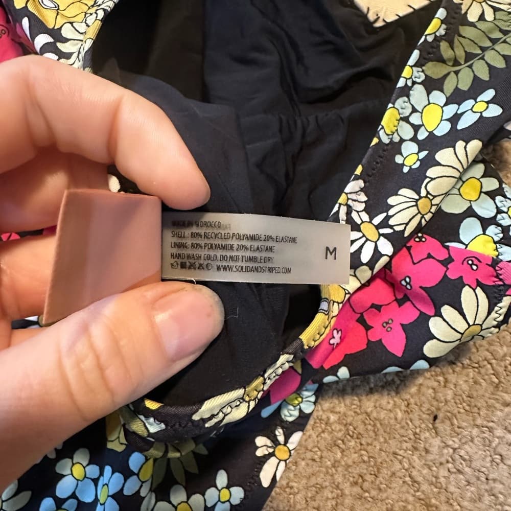 Issimo x Solid and Striped Anne-Marie floral one piece swimsuit - Thumbnail 4