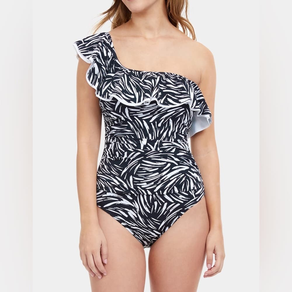 Profile by Gottex Black Swan one piece swimsuit 8 - Thumbnail 6
