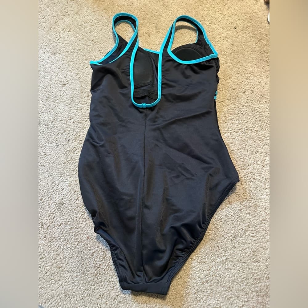 Miraclesuit one piece swimsuit black blue - Thumbnail 2