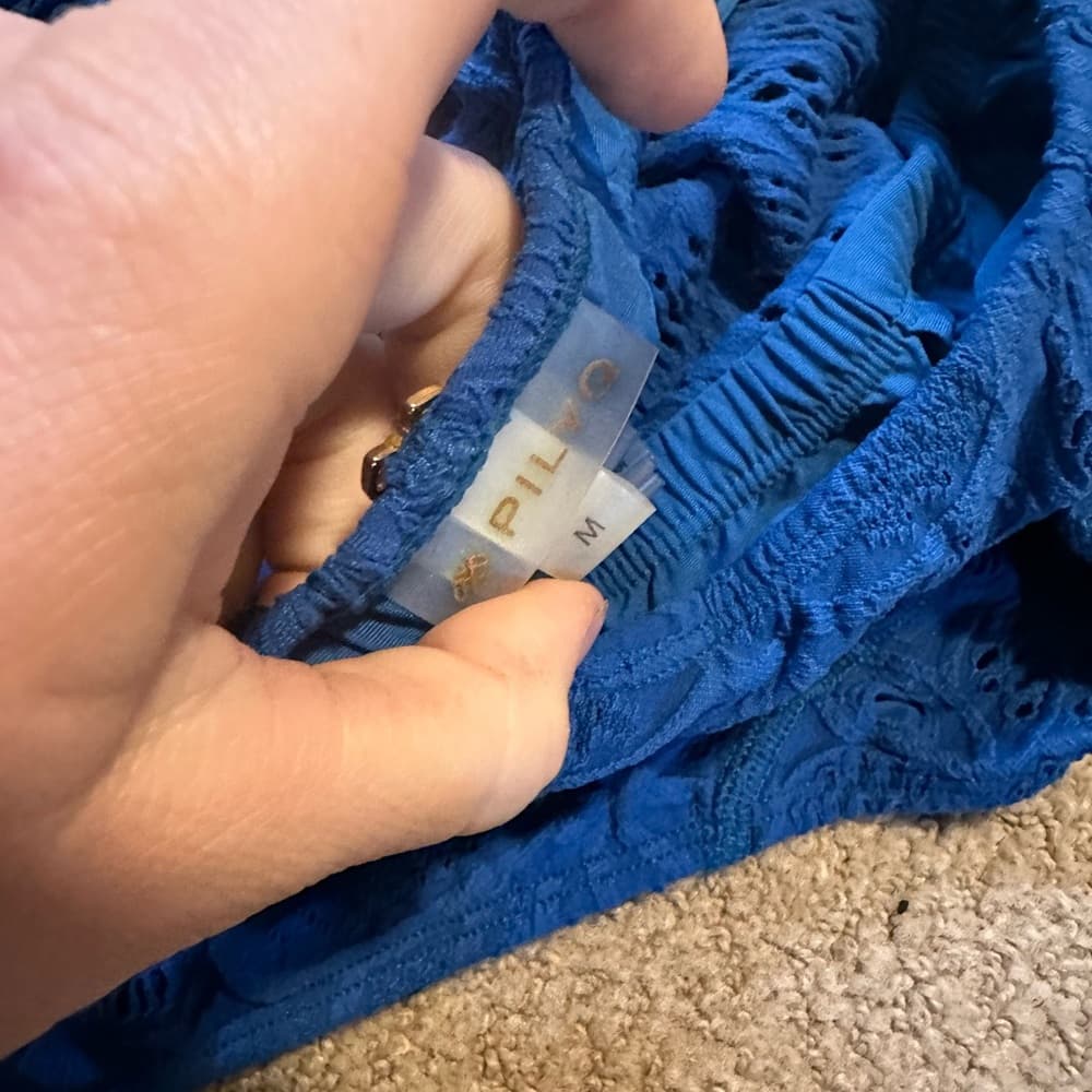 PilyQ eyelet one piece swimsuit - Thumbnail 5