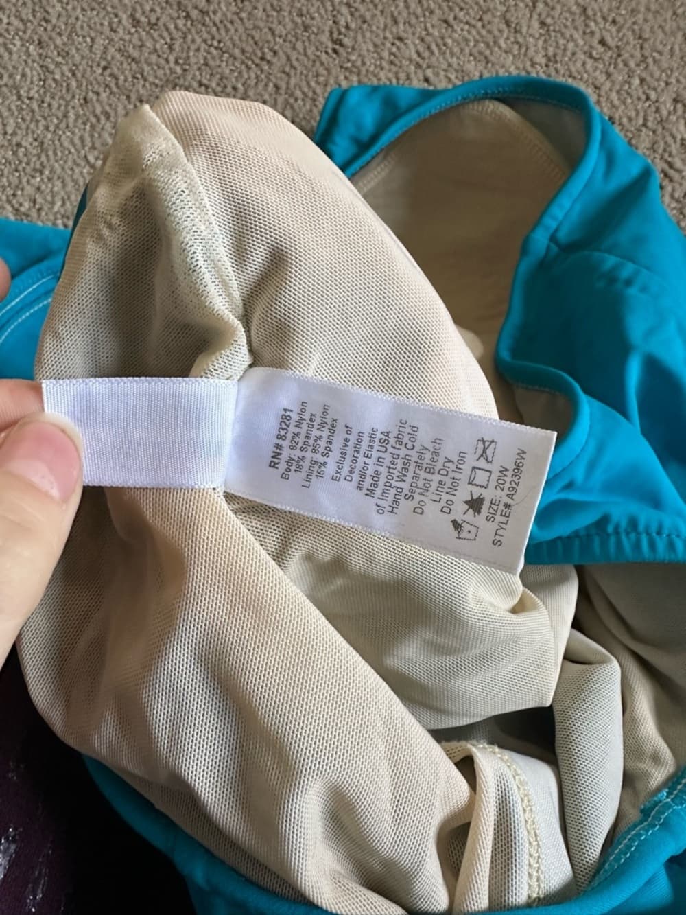 Shape Detector swim dress blue - Thumbnail 4