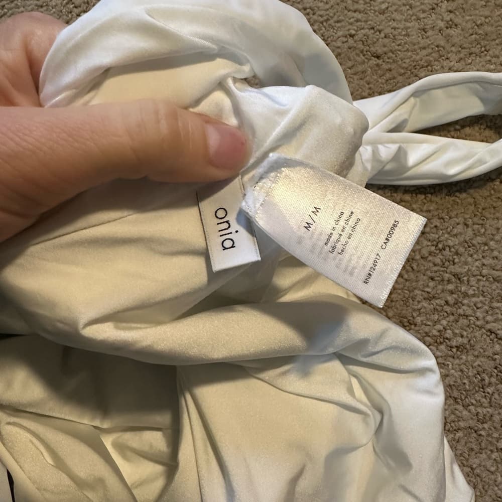 Onia Kelly Banana leaf one piece swimsuit medium - Thumbnail 3
