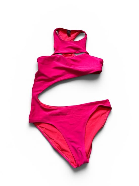 Aerie cutout one pieces swimsuit pink - Thumbnail 4