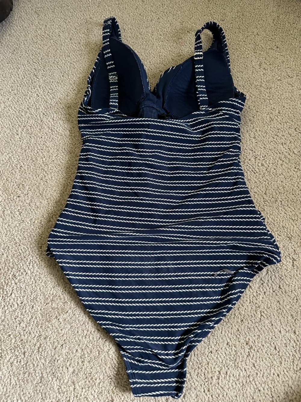 Nip Tuck Joanne nautical stripe shapewear swimsuit - Thumbnail 2