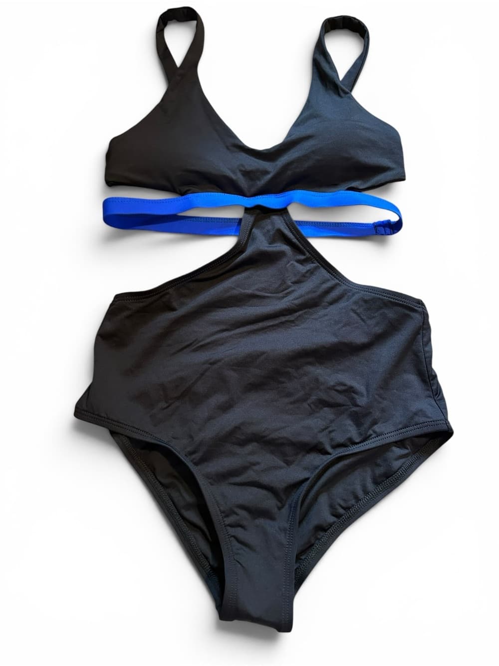 NWOT L*Space one piece cutout swimsuit black