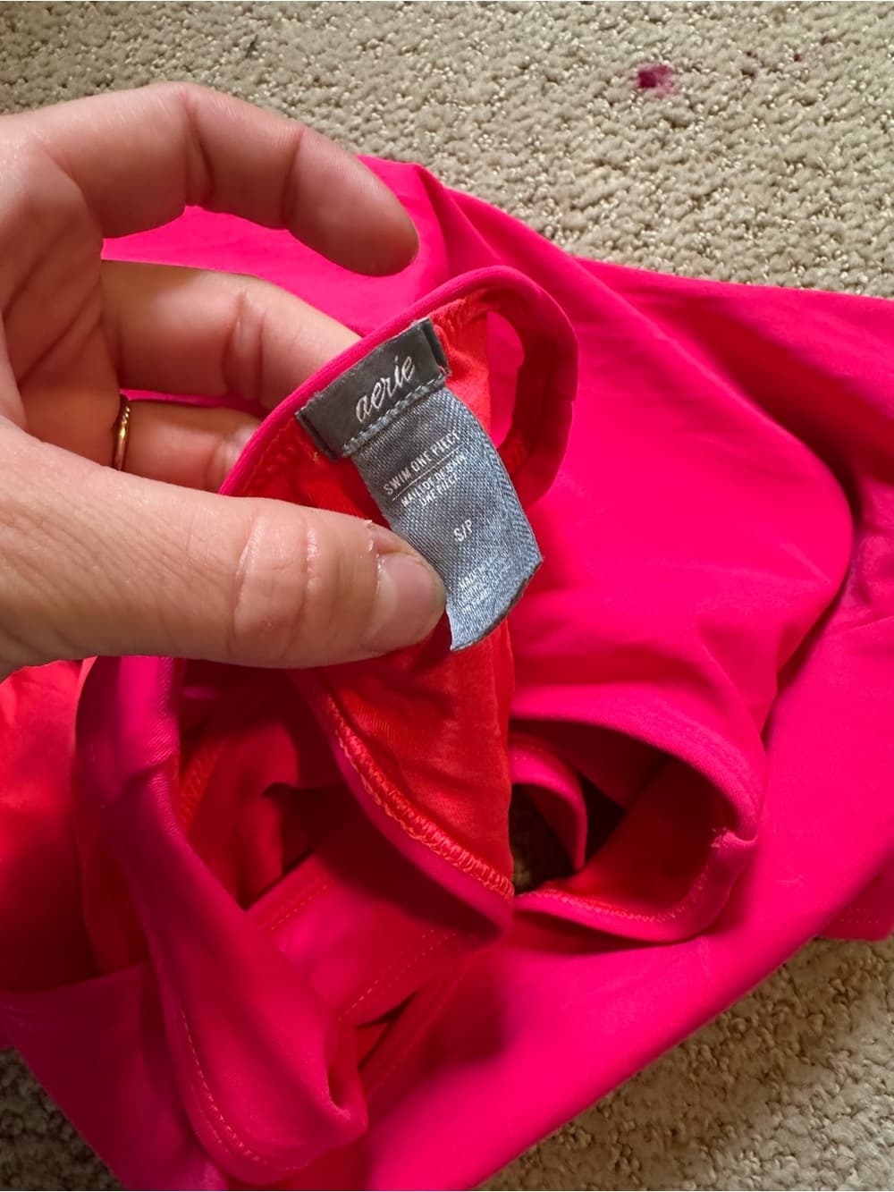 Aerie cutout one pieces swimsuit pink - Thumbnail 2