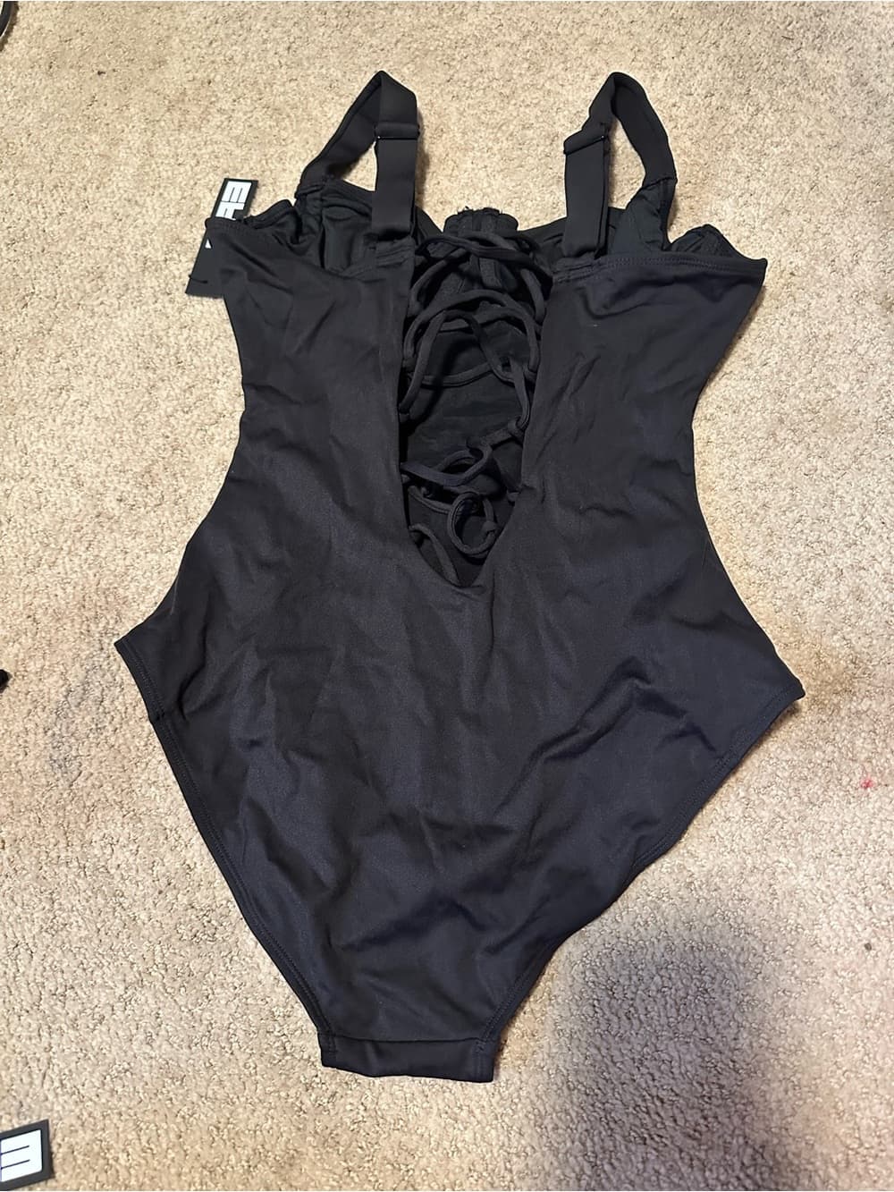 NWT TA3 Lifty one piece swimsuit XL black D/DD regular - Thumbnail 4