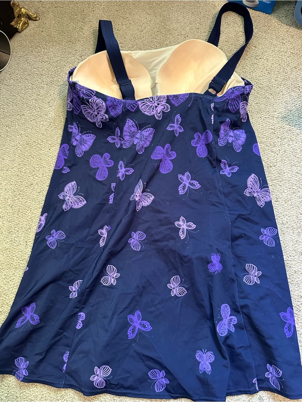 Swimsuits for All butterfly swim-dress purple - Thumbnail 2