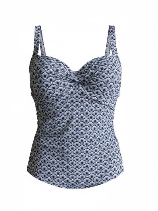 Bond-eye tankini top blue white - Thumbnail 6