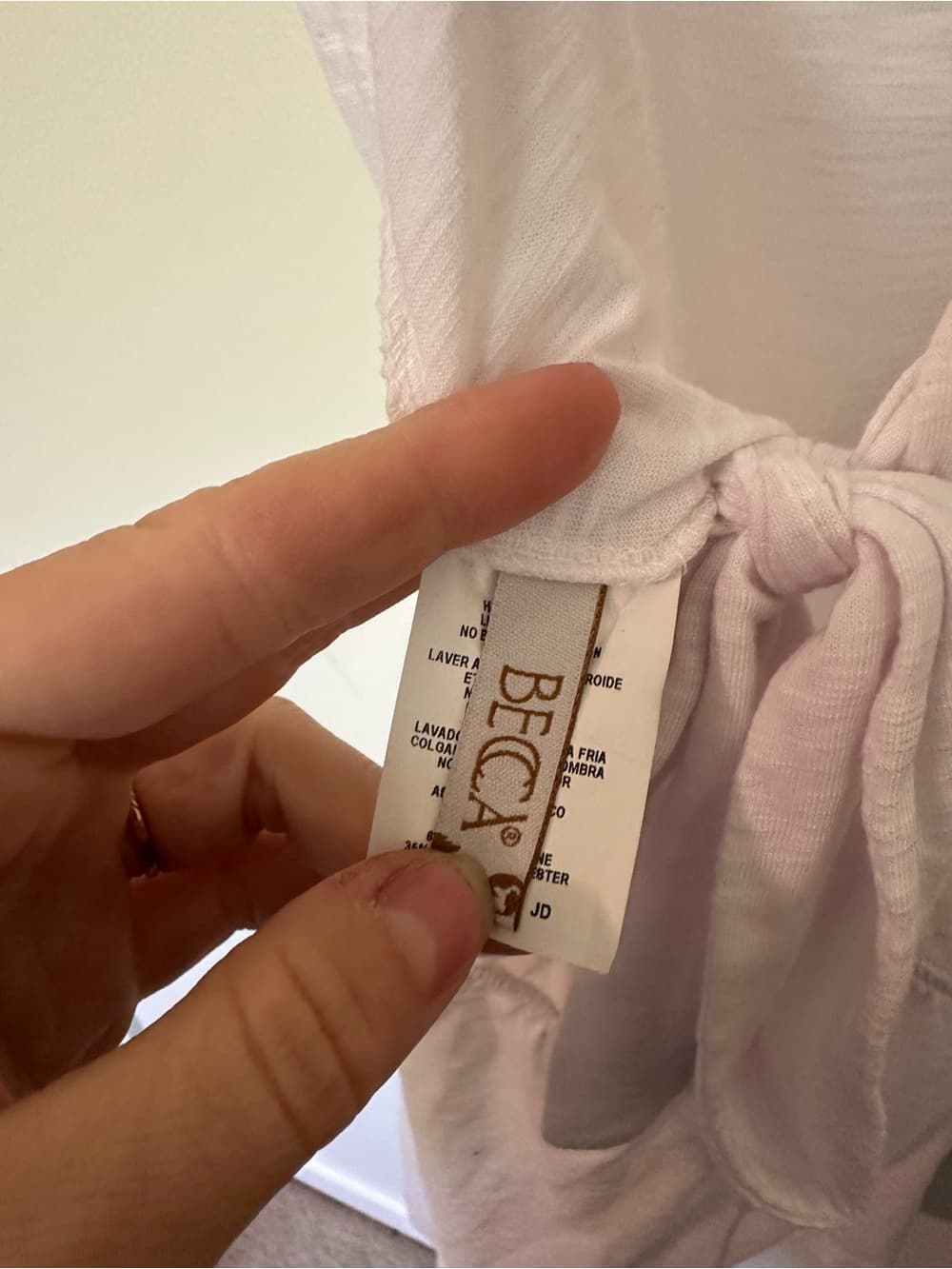 Becca reversible swim cover up dress white small - Thumbnail 3