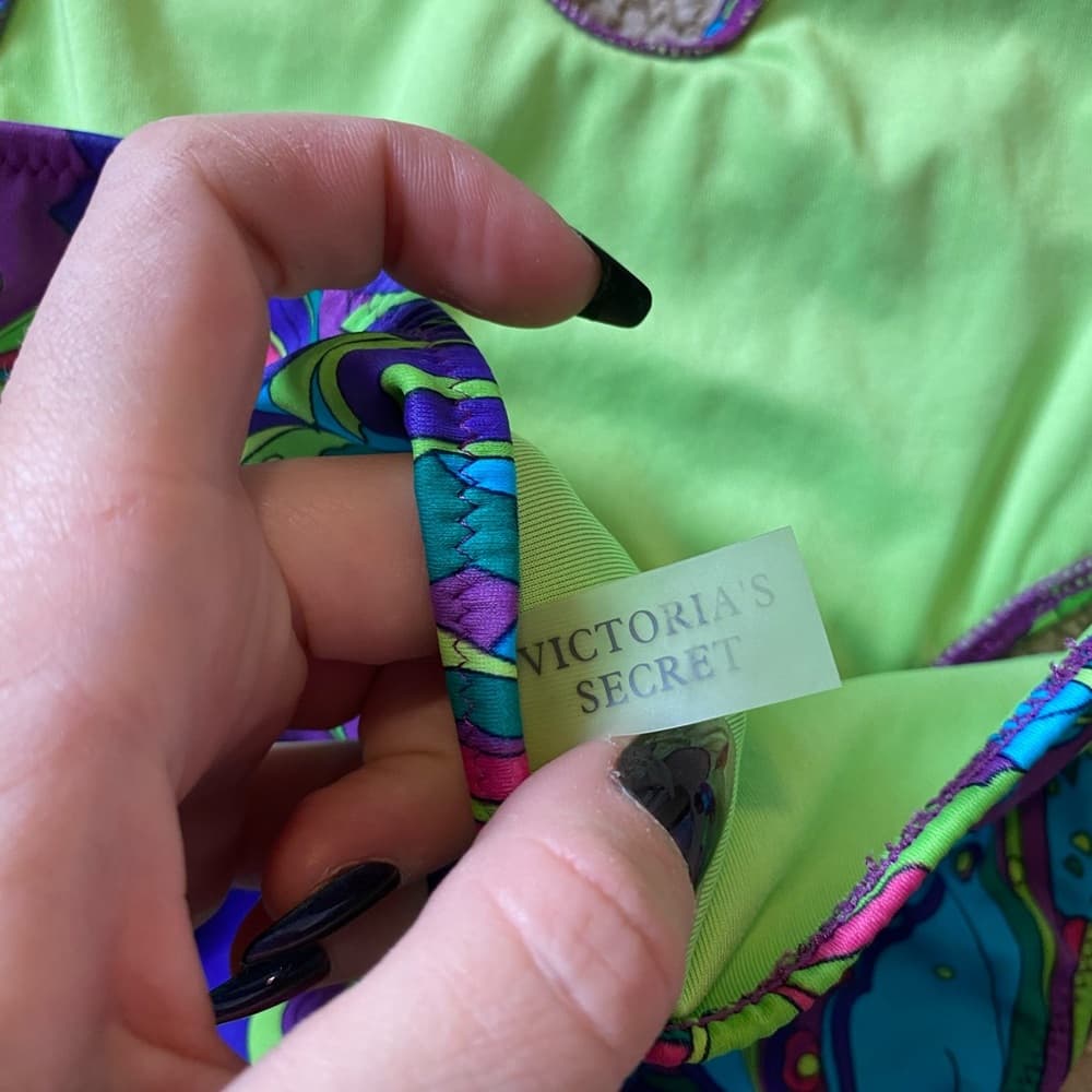 Vintage Y2K Victoria’s Secret one piece backless bright - Thumbnail 4