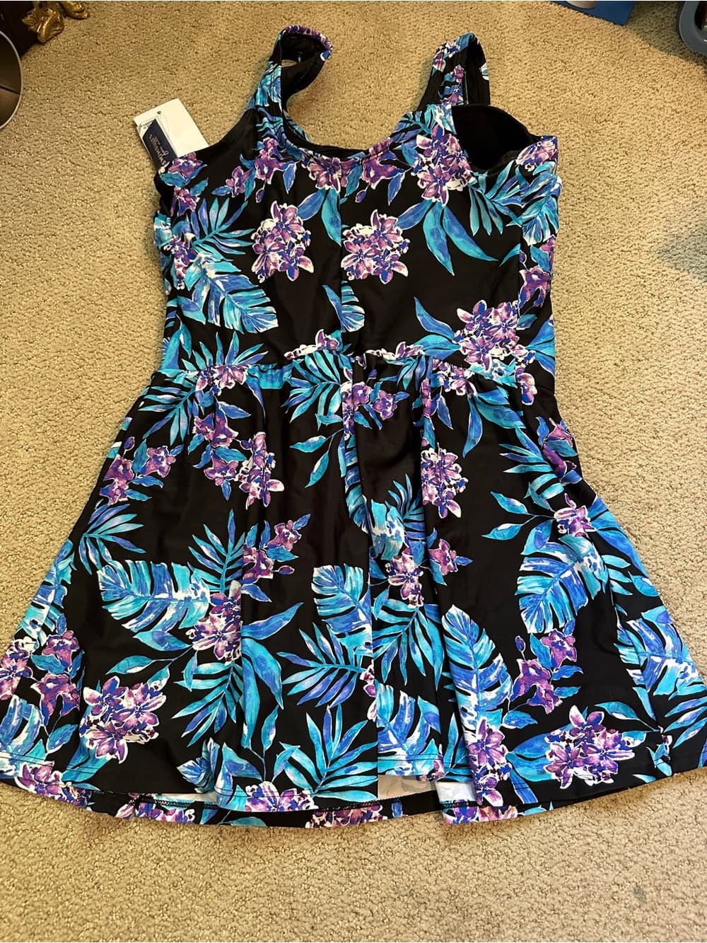 NWT Swimsuits for All tropical swim dress - Thumbnail 5