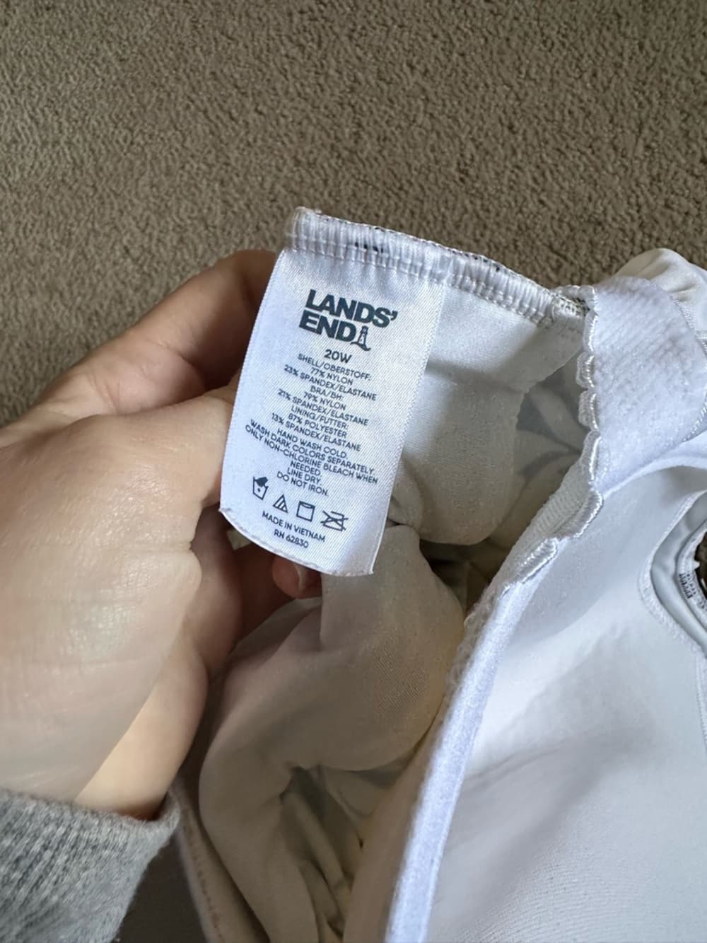 Land’s End floral tankini top - Thumbnail 3