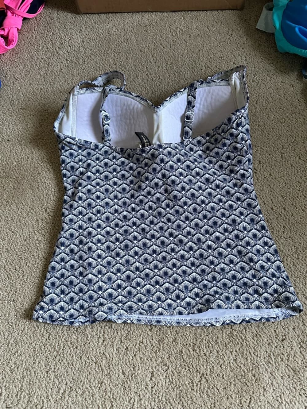 Bond-eye tankini top blue white - Thumbnail 2
