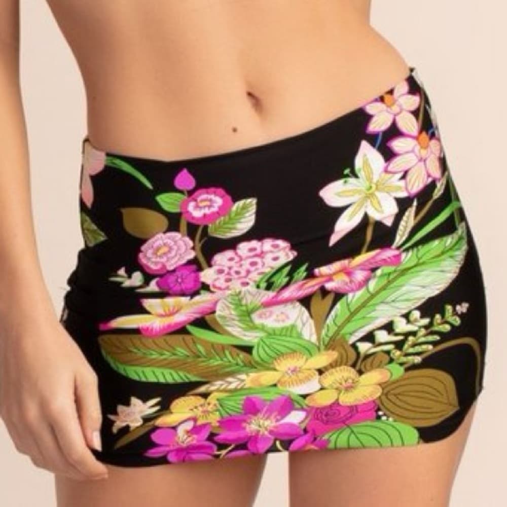 Trina Turk Moonlit Lotus swim skirt - Thumbnail 3