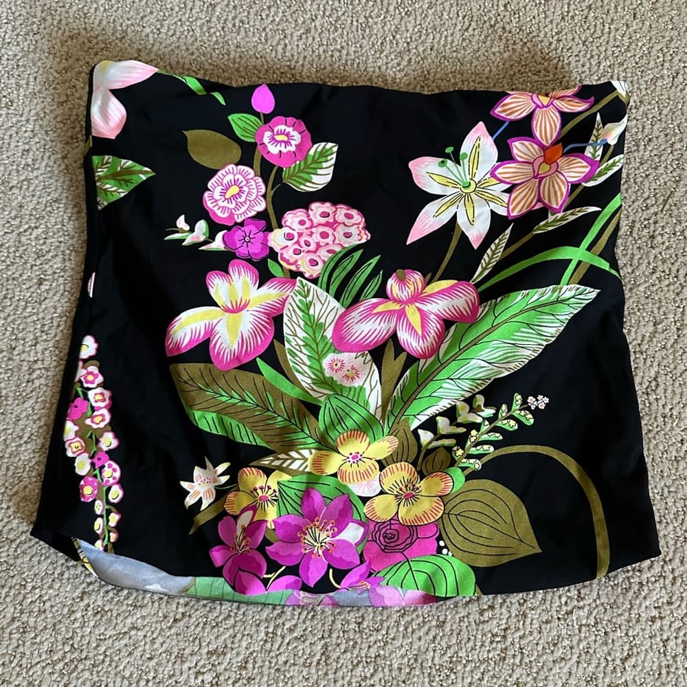 Trina Turk Moonlit Lotus swim skirt - Thumbnail 2