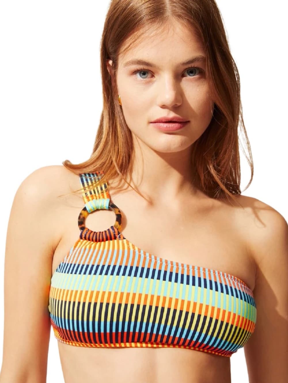 Solid and Striped one shoulder bikini top extra small - Thumbnail 4