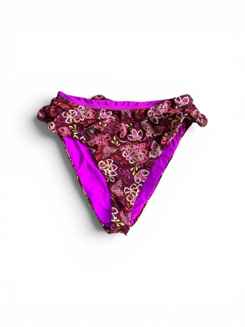 Anthropologie floral ruffle bikini bottoms small - Thumbnail 4
