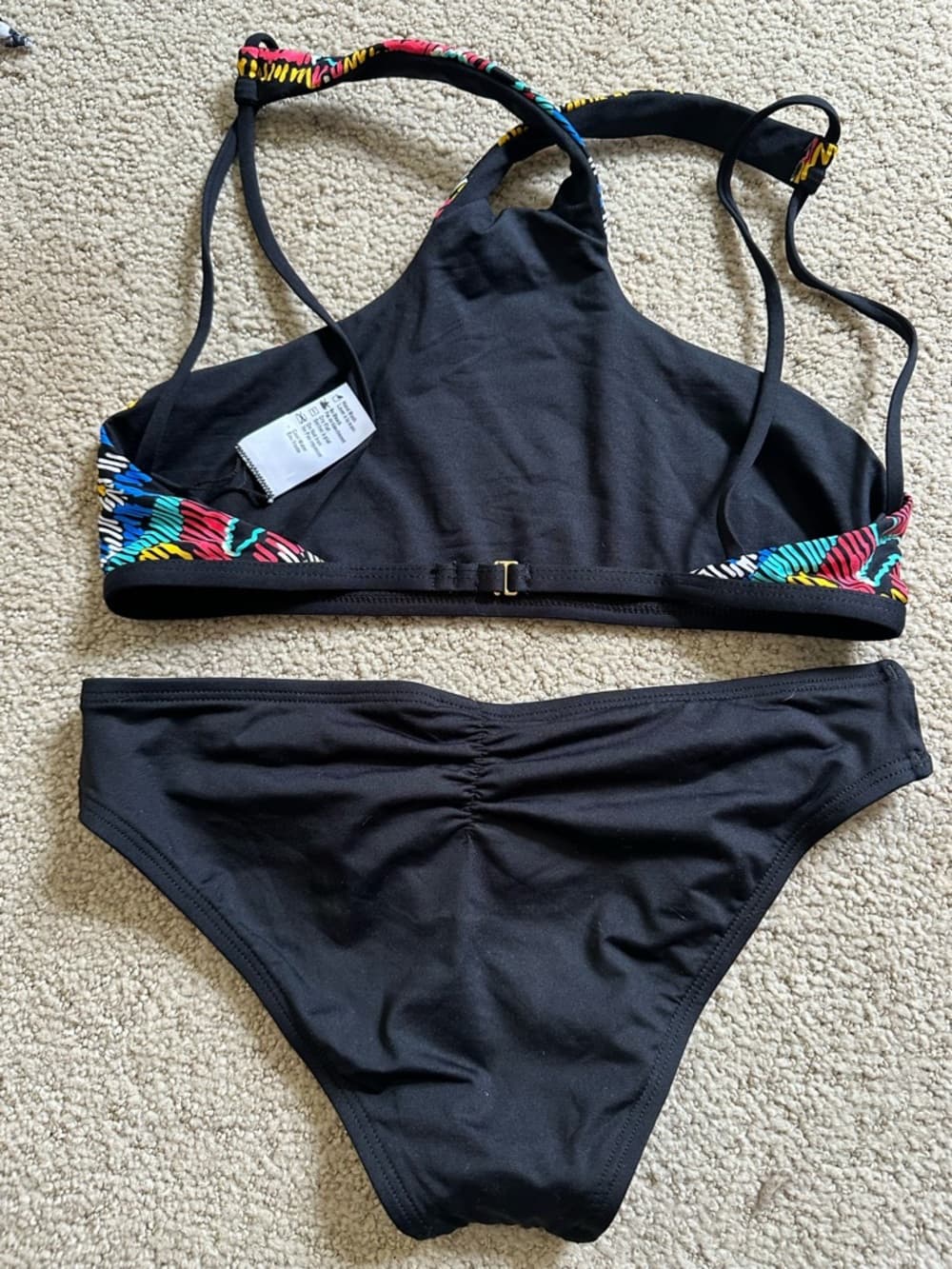 NWOT L*Space high neck bikini set tribal print - Thumbnail 2