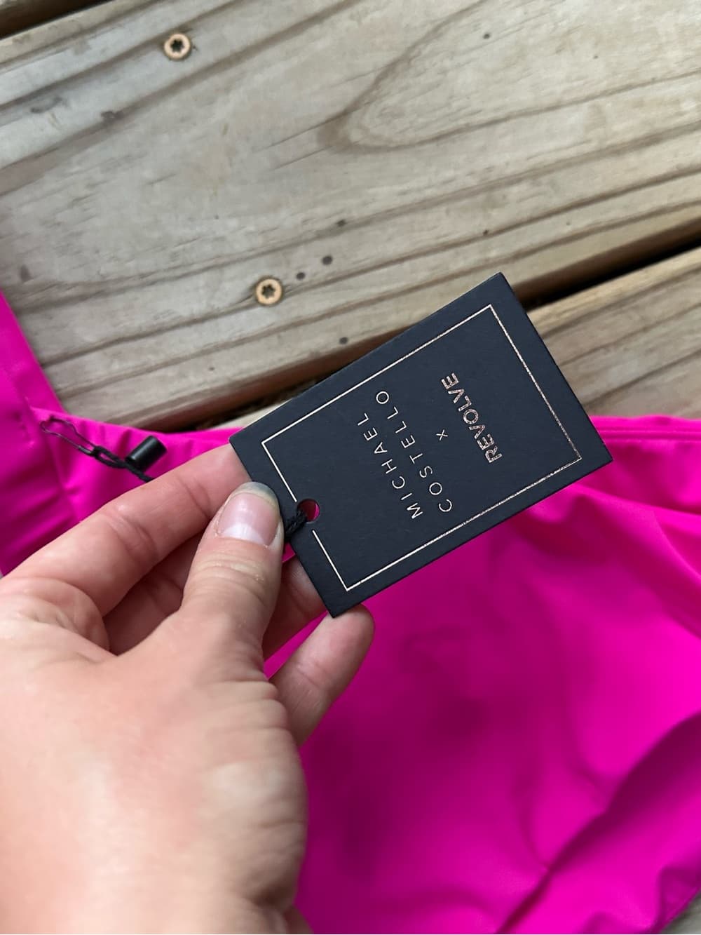 NWT Michael Costello Dasia bikini bottoms pink - Thumbnail 2