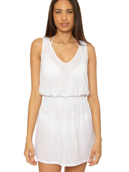 Becca swim coverup dress white - Thumbnail 6