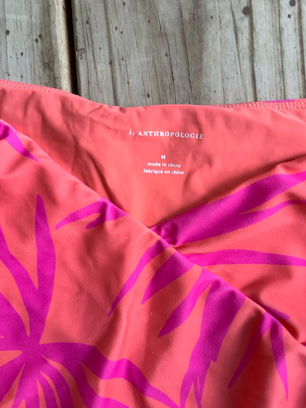 Anthropologie Malai high waist palm bikini bottoms - Thumbnail 2